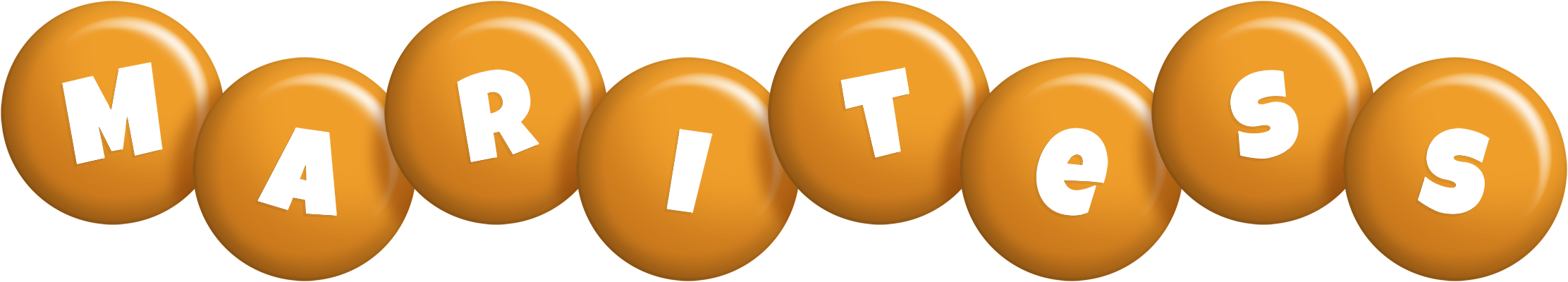 Maritess candy-orange logo