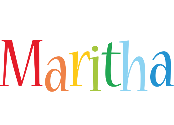 Maritha birthday logo