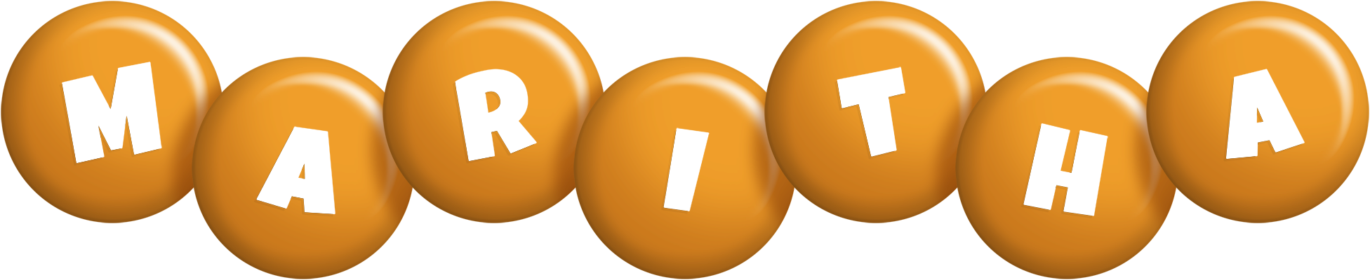Maritha candy-orange logo
