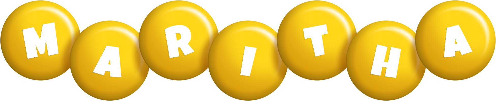 Maritha candy-yellow logo