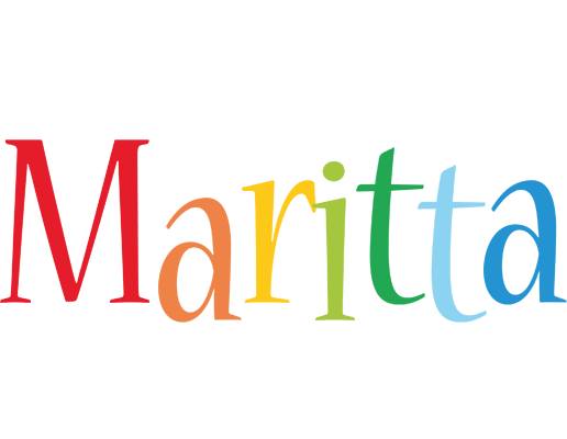 Maritta birthday logo