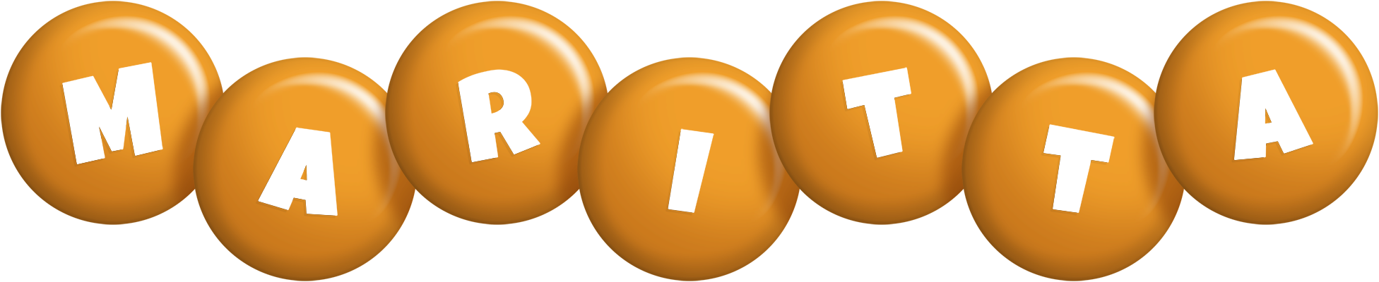 Maritta candy-orange logo