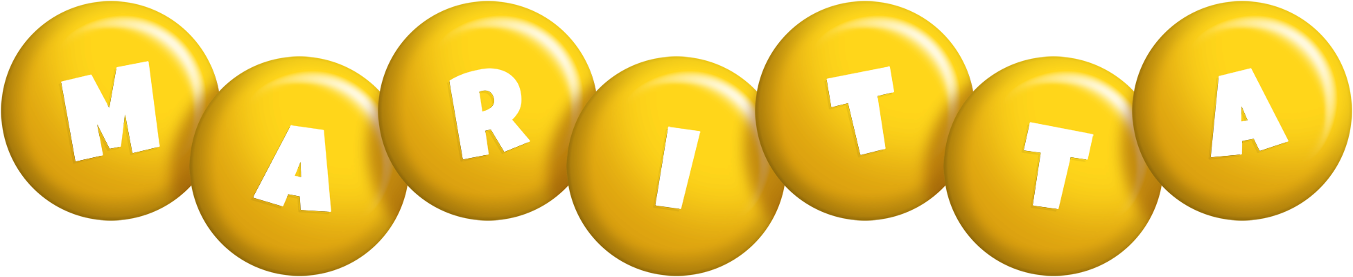 Maritta candy-yellow logo