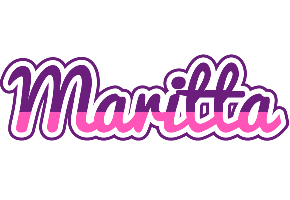 Maritta cheerful logo