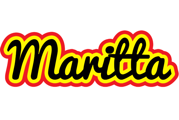 Maritta flaming logo