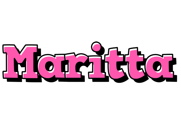 Maritta girlish logo
