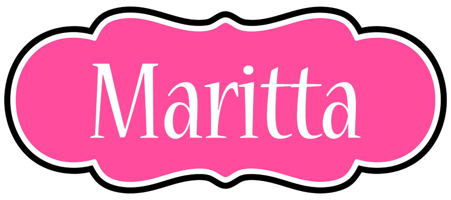 Maritta invitation logo