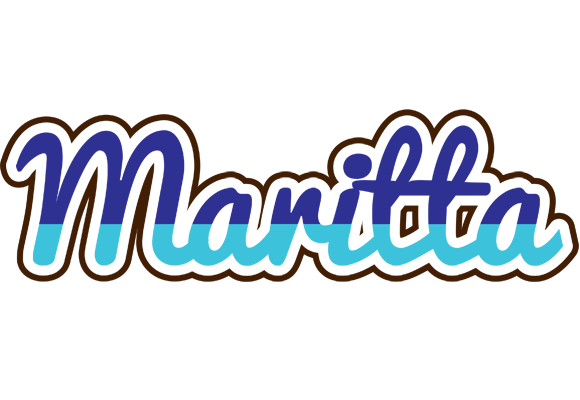 Maritta raining logo