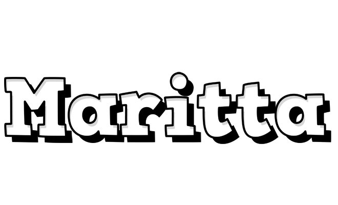 Maritta snowing logo