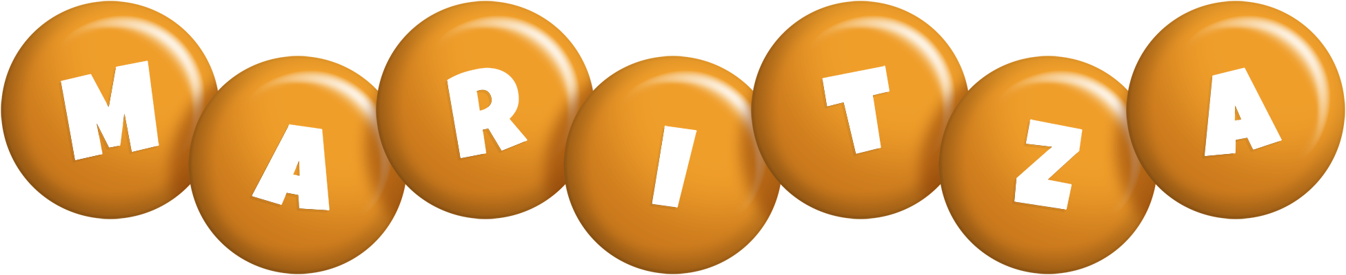 Maritza candy-orange logo