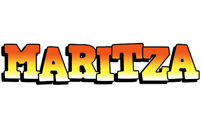 Maritza sunset logo