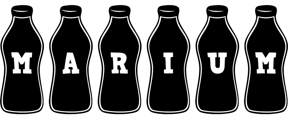 Marium bottle logo