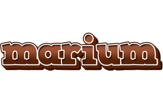 Marium brownie logo