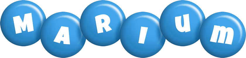 Marium candy-blue logo