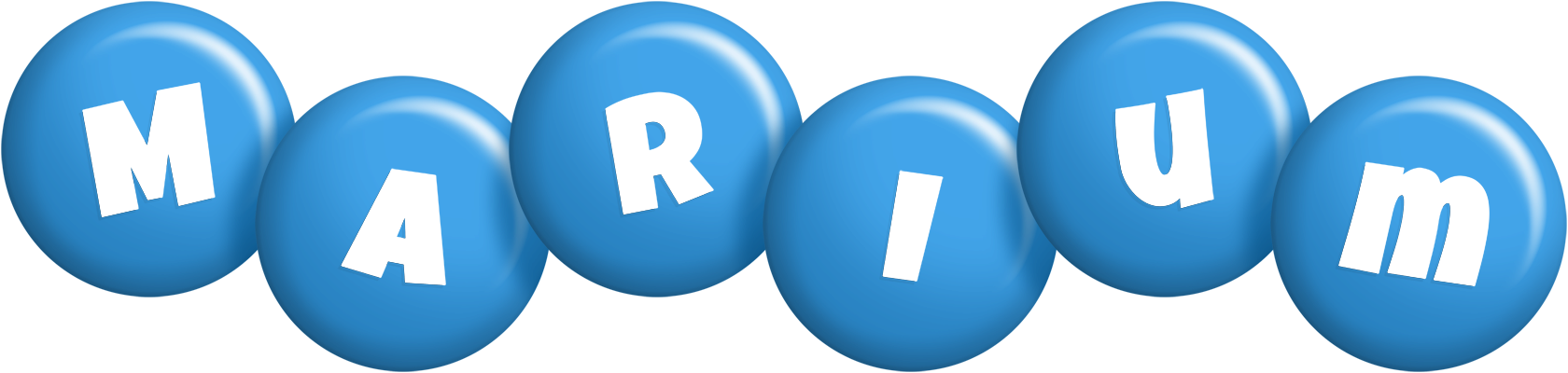 Marium candy-blue logo