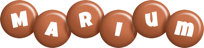 Marium candy-brown logo