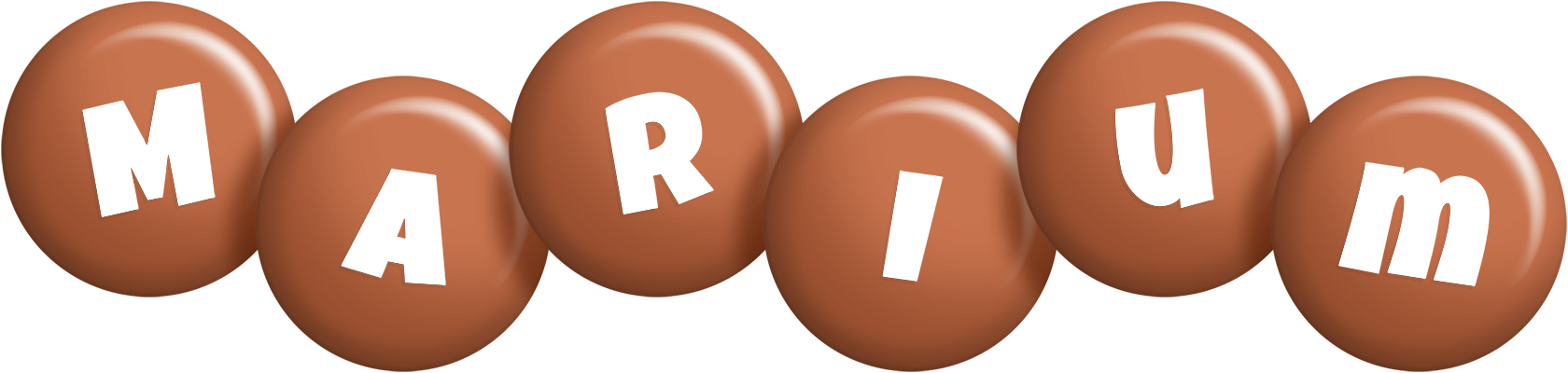 Marium candy-brown logo