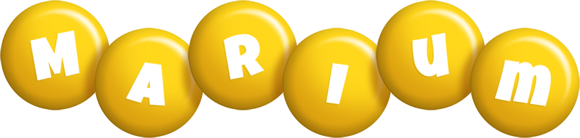 Marium candy-yellow logo