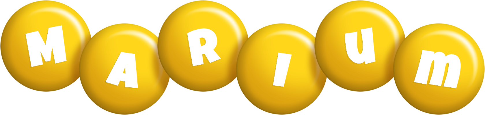 Marium candy-yellow logo