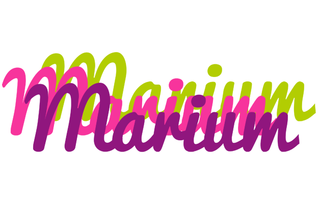 Marium flowers logo