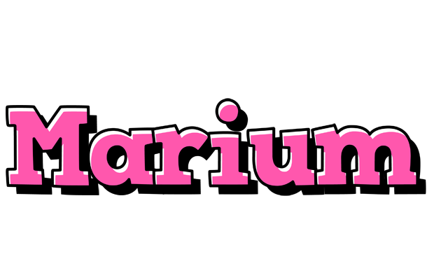 Marium girlish logo