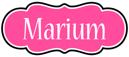 Marium invitation logo