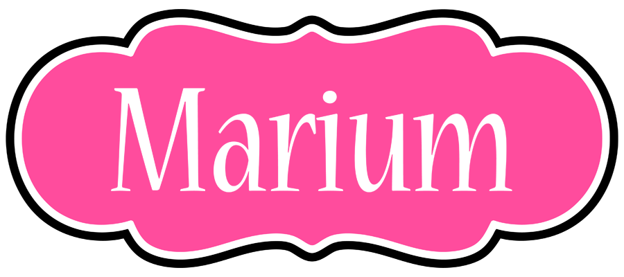 Marium invitation logo