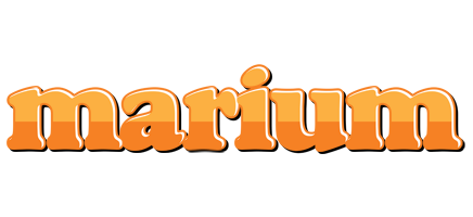 Marium orange logo