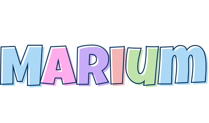 Marium pastel logo