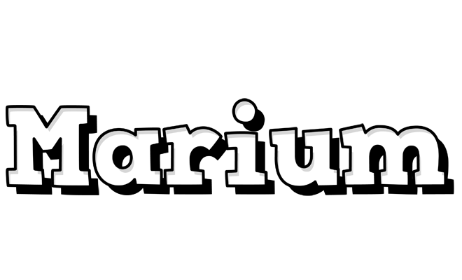Marium snowing logo