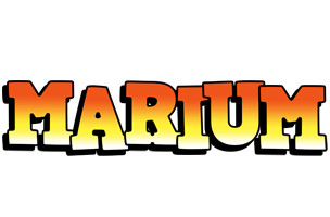 Marium sunset logo