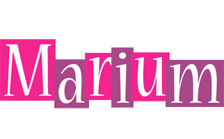 Marium whine logo