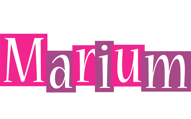 Marium whine logo
