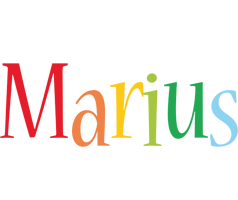 Marius birthday logo