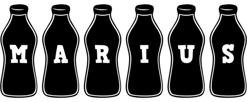 Marius bottle logo