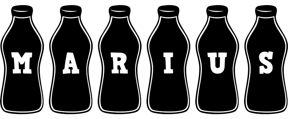 Marius bottle logo