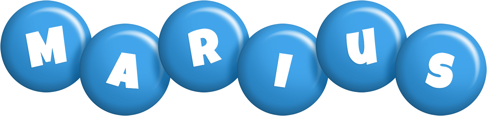 Marius candy-blue logo