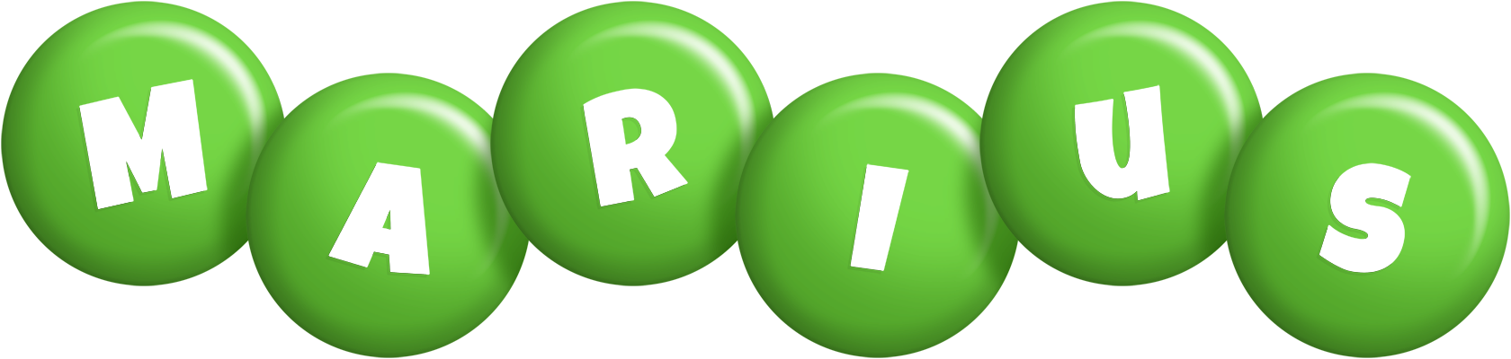 Marius candy-green logo