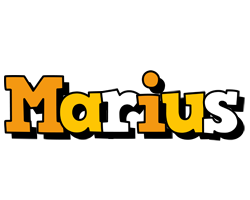 Marius cartoon logo