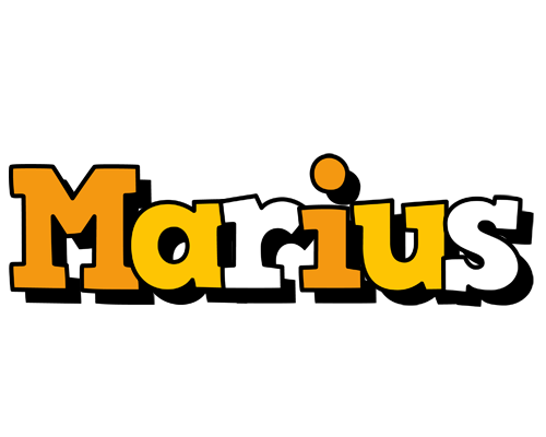 Marius cartoon logo