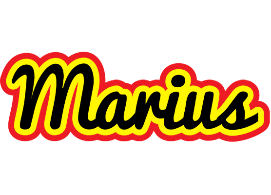 Marius flaming logo