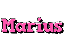 Marius girlish logo