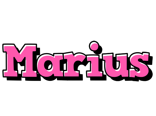 Marius girlish logo