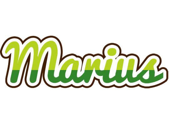 Marius golfing logo