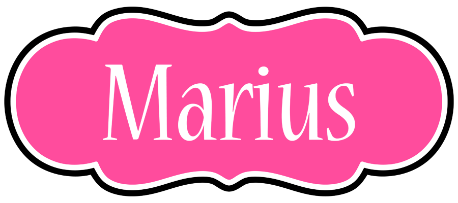 Marius invitation logo