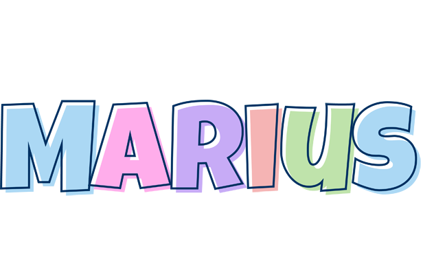 Marius pastel logo