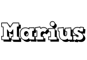 Marius snowing logo