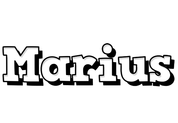Marius snowing logo