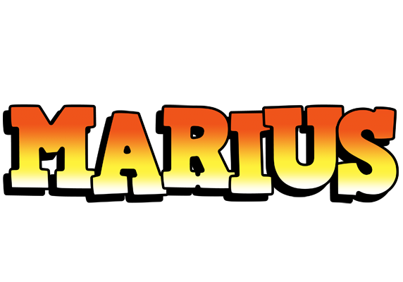 Marius sunset logo