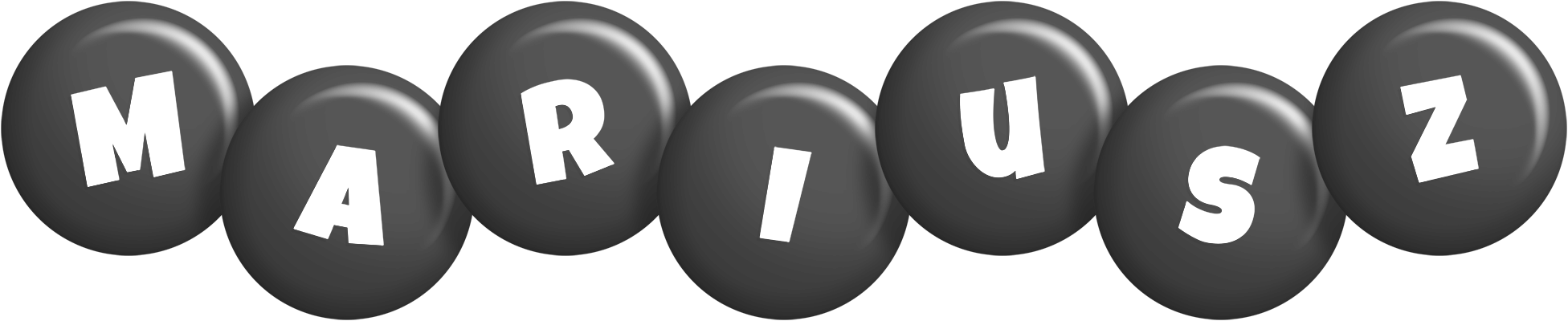 Mariusz candy-black logo